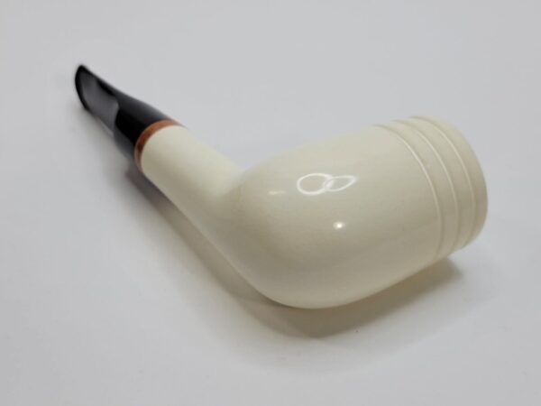 MBSD Meerschaum Deluxe Smooth Lovat Block Meerschaum Tobacco Pipe, 9mm Filter [SOLD OUT] - Image 11