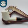 MBSD Meerschaum Deluxe Smooth Lovat Block Meerschaum Tobacco Pipe, 9mm Filter [SOLD OUT]