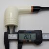 MBSD Meerschaum Deluxe Smooth Lovat Block Meerschaum Tobacco Pipe, 9mm Filter [SOLD OUT] - Image 14