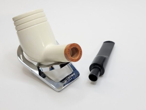 MBSD Meerschaum Deluxe Smooth Lovat Block Meerschaum Tobacco Pipe, 9mm Filter [SOLD OUT] - Image 15