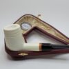 MBSD Meerschaum Deluxe Smooth Lovat Block Meerschaum Tobacco Pipe, 9mm Filter [SOLD OUT] - Image 5