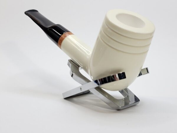 MBSD Meerschaum Deluxe Smooth Lovat Block Meerschaum Tobacco Pipe, 9mm Filter [SOLD OUT] - Image 6