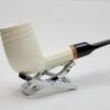 MBSD Meerschaum Deluxe Smooth Lovat Block Meerschaum Tobacco Pipe, 9mm Filter [SOLD OUT] - Image 9