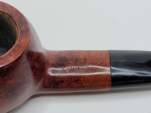 M.P.F. Slightly Bent Brandy Estate Briar Tobacco Pipe, St. Claude France [SOLD OUT] - Image 4