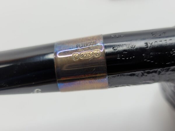 Peterson Deluxe Classic PSB 408 Sandblast Bent Apple Briar Tobacco Pipe, P-Lip [SOLD OUT] - Image 14