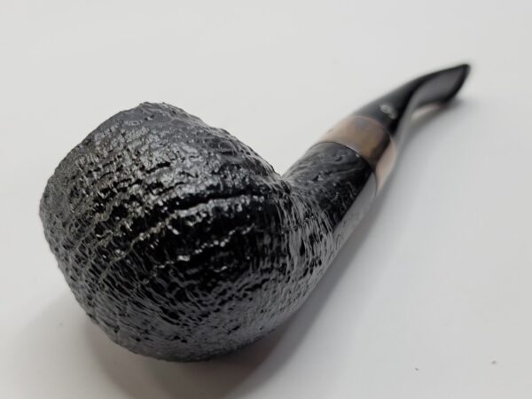Peterson Deluxe Classic PSB 408 Sandblast Bent Apple Briar Tobacco Pipe, P-Lip [SOLD OUT] - Image 16