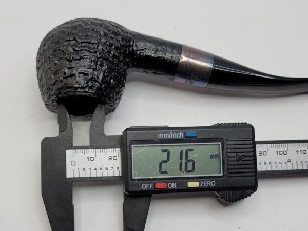 Peterson Deluxe Classic PSB 408 Sandblast Bent Apple Briar Tobacco Pipe, P-Lip [SOLD OUT] - Image 19