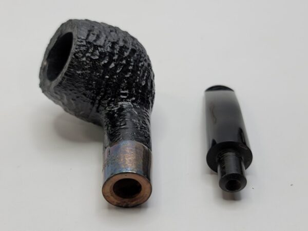 Peterson Deluxe Classic PSB 408 Sandblast Bent Apple Briar Tobacco Pipe, P-Lip [SOLD OUT] - Image 20