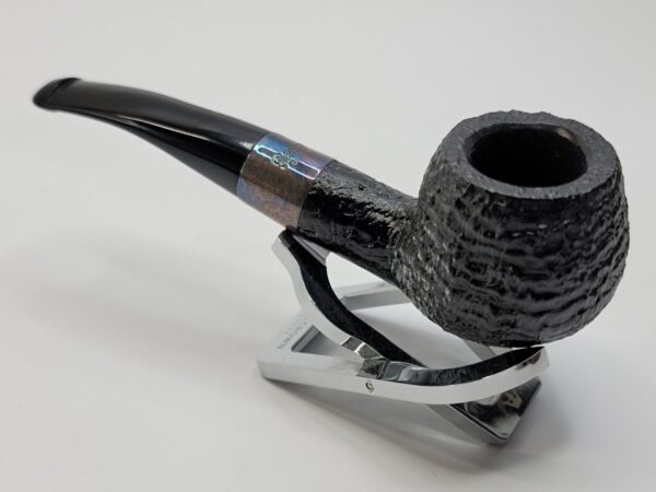 Peterson Deluxe Classic PSB 408 Sandblast Bent Apple Briar Tobacco Pipe, P-Lip [SOLD OUT] - Image 10