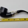 Peterson Ebony Spigot 01 Fishtail Bent Pot Briar Tobacco Smoking Pipe, 925 [SOLD OUT] - Image 11
