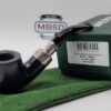 Peterson Ebony Spigot 01 Fishtail Bent Pot Briar Tobacco Smoking Pipe, 925 [SOLD OUT]