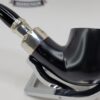 Peterson Ebony Spigot 01 Fishtail Bent Pot Briar Tobacco Smoking Pipe, 925 [SOLD OUT] - Image 7