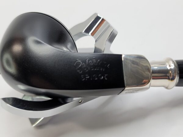 Peterson Ebony Spigot Smooth 80s Briar Tobacco Pipe, Fishtail [SOLD OUT] - Image 14