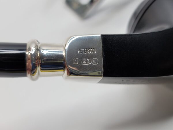 Peterson Ebony Spigot Smooth 80s Briar Tobacco Pipe, Fishtail [SOLD OUT] - Image 16