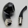 Peterson Ebony Spigot Smooth 80s Briar Tobacco Pipe, Fishtail [SOLD OUT] - Image 21