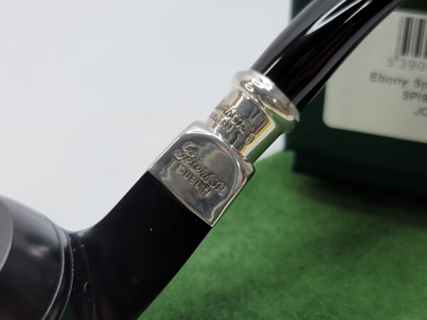 Peterson Ebony Spigot Smooth 80s Briar Tobacco Pipe, Fishtail [SOLD OUT] - Image 6