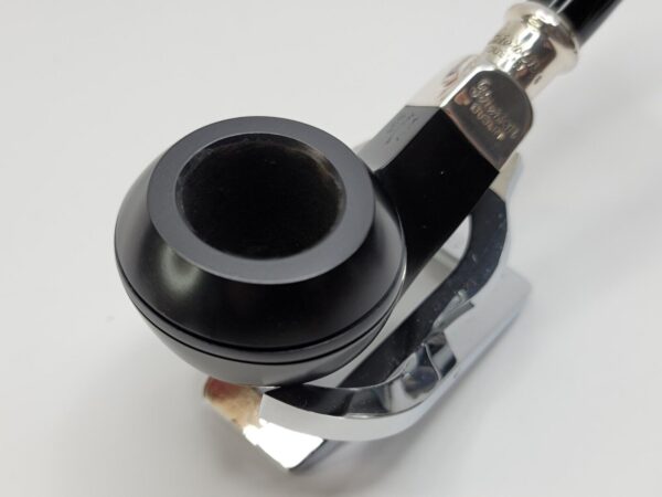 Peterson Ebony Spigot Smooth 80s Briar Tobacco Pipe, Fishtail [SOLD OUT] - Image 8