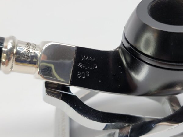 Peterson Ebony Spigot Smooth 80s Briar Tobacco Pipe, Fishtail [SOLD OUT] - Image 10