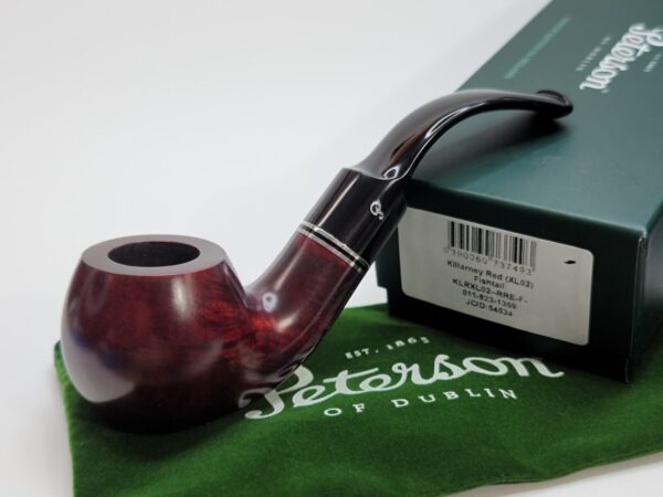 Peterson Killarney Red XL02 Smooth Bent Apple Briar Tobacco Pipe, Fishtail, New [SOLD OUT] - Image 3