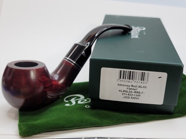 Peterson Killarney Red XL02 Smooth Bent Apple Briar Tobacco Pipe, Fishtail, New [SOLD OUT] - Image 4