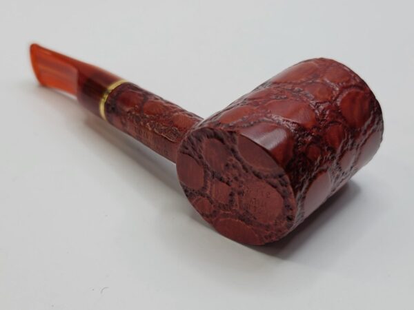 Savinelli Alligator 311 KS Red Poker Sitter Briar Tobacco Pipe, 6mm Filter [SOLD OUT] - Image 12