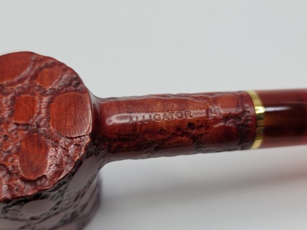 Savinelli Alligator 311 KS Red Poker Sitter Briar Tobacco Pipe, 6mm Filter [SOLD OUT] - Image 14