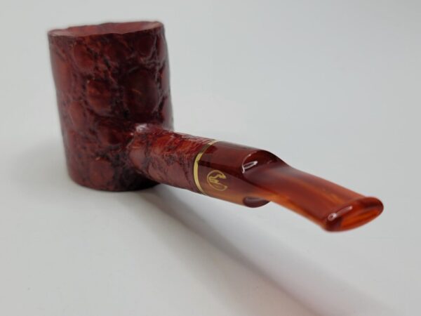 Savinelli Alligator 311 KS Red Poker Sitter Briar Tobacco Pipe, 6mm Filter [SOLD OUT] - Image 6