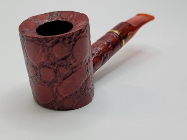 Savinelli Alligator 311 KS Red Poker Sitter Briar Tobacco Pipe, 6mm Filter [SOLD OUT] - Image 10