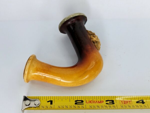 Small Antique Meerschaum Meerschaum Pipe, W/ Family Crest Carving, No Stem [SOLD OUT] - Image 11