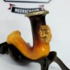 Small Antique Meerschaum Meerschaum Pipe, W/ Family Crest Carving, No Stem [SOLD OUT]