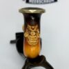 Small Antique Meerschaum Meerschaum Pipe, W/ Family Crest Carving, No Stem [SOLD OUT] - Image 5