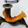 Small Antique Meerschaum Meerschaum Pipe, W/ Family Crest Carving, No Stem [SOLD OUT] - Image 6