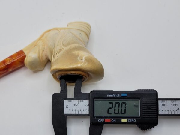 Vintage Ismet Bekler CAO Block Meerschaum Tobacco Smoking Pipe, Boot [SOLD OUT] - Image 11