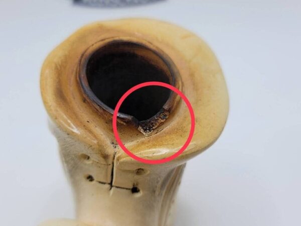 Vintage Ismet Bekler CAO Block Meerschaum Tobacco Smoking Pipe, Boot [SOLD OUT] - Image 12