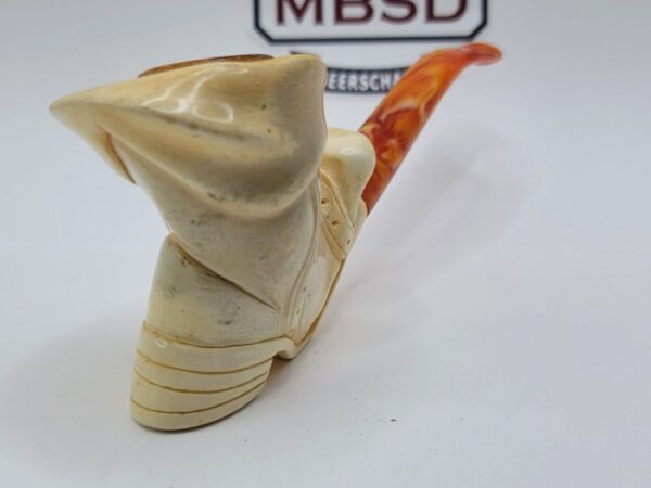 Vintage Ismet Bekler CAO Block Meerschaum Tobacco Smoking Pipe, Boot [SOLD OUT] - Image 7