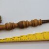 Vintage Long Wooden Tobacco Smoking Pipe, Brass Inserts, Unsmoked [SOLD OUT] - Image 10