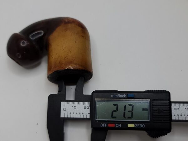 Antique Block Meerschaum Stummel Tobacco Smoking Pipe, With Original Case [SOLD OUT] - Image 11