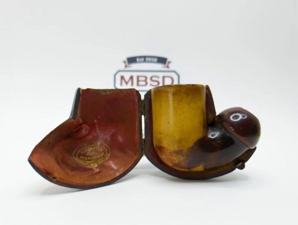 Antique Block Meerschaum Stummel Tobacco Smoking Pipe, With Original Case [SOLD OUT]