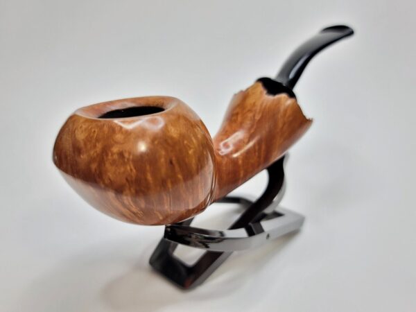 Bennie Joe Pipes Asymmetric Tomato Artisan Briar Tobacco Pipe, Indonesia [SOLD OUT] - Image 3