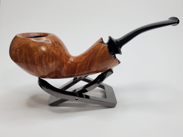 Bennie Joe Pipes Asymmetric Tomato Artisan Briar Tobacco Pipe, Indonesia [SOLD OUT] - Image 4