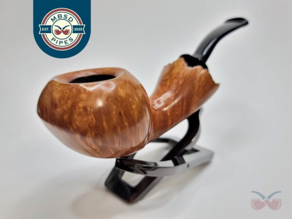 Bennie Joe Pipes Asymmetric Tomato Artisan Briar Tobacco Pipe, Indonesia [SOLD OUT]