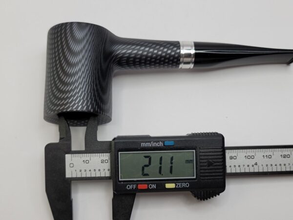 Chacom Carbone 155 Poker Sitter Briar Tobacco Smoking Pipe, France [SOLD OUT] - Image 16