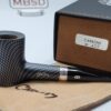 Chacom Carbone 155 Poker Sitter Briar Tobacco Smoking Pipe, France [SOLD OUT] - Image 3