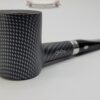 Chacom Carbone 155 Poker Sitter Briar Tobacco Smoking Pipe, France [SOLD OUT] - Image 5