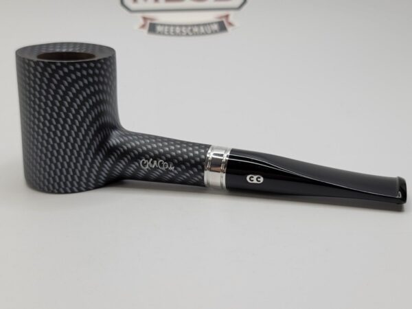 Chacom Carbone 155 Poker Sitter Briar Tobacco Smoking Pipe, France [SOLD OUT] - Image 7