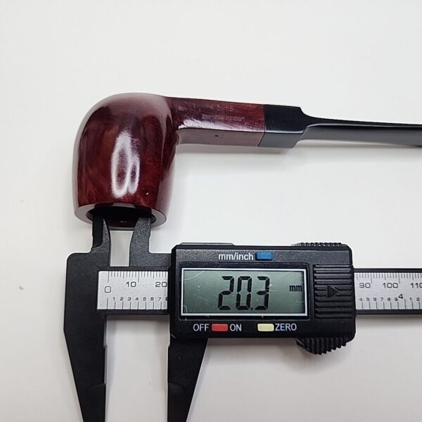 City De Luxe 9489 Smooth Square Shank Briar Tobacco Pipe, Unsmoked, Box [SOLD OUT] - Image 11