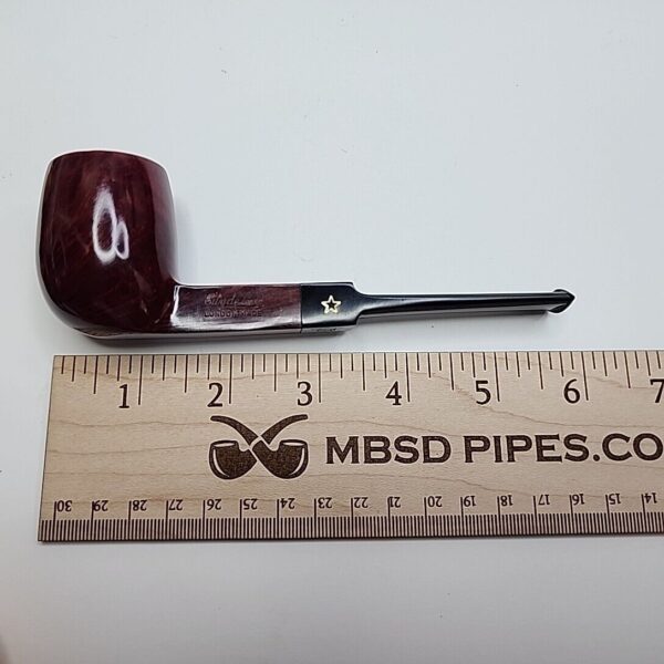 City De Luxe 9489 Smooth Square Shank Briar Tobacco Pipe, Unsmoked, Box [SOLD OUT] - Image 10
