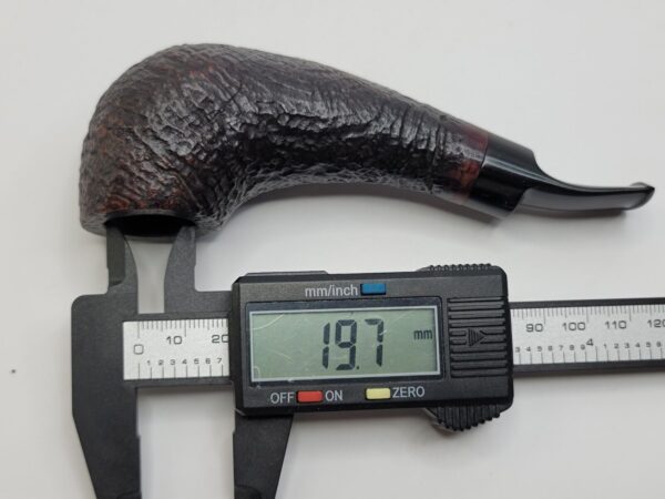 English Made Rusticated Scoop Estate Briar Tobacco Smoking Pipe, London [SOLD OUT] - Image 12
