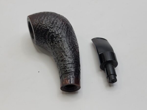 English Made Rusticated Scoop Estate Briar Tobacco Smoking Pipe, London [SOLD OUT] - Image 13