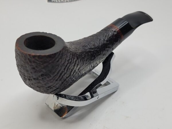 English Made Rusticated Scoop Estate Briar Tobacco Smoking Pipe, London [SOLD OUT] - Image 3